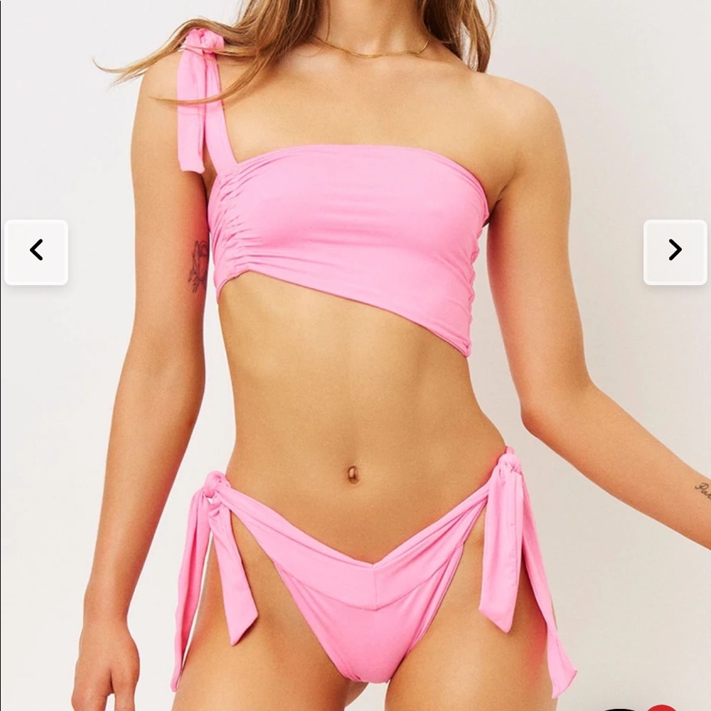 Frankies bella bandeau top and bottom swimsuit
